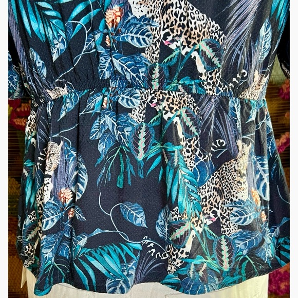 Anthropologie Conditions Apply Samita Blouse S - Picture 12 of 14